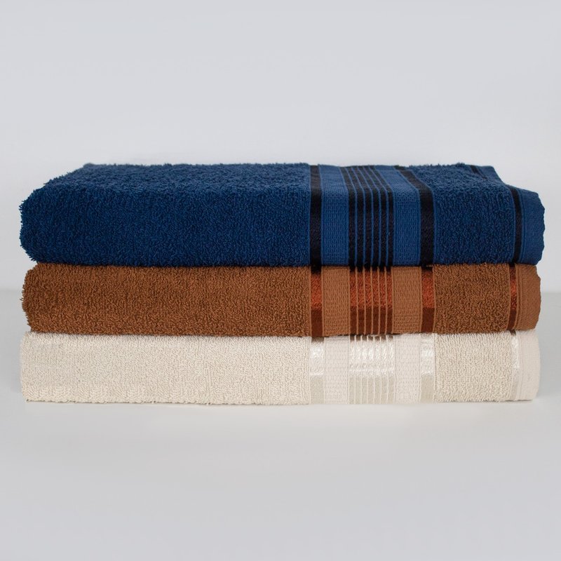 colecao egito kit toalhas banho gigante plus size azul bege marrom toalha show 01