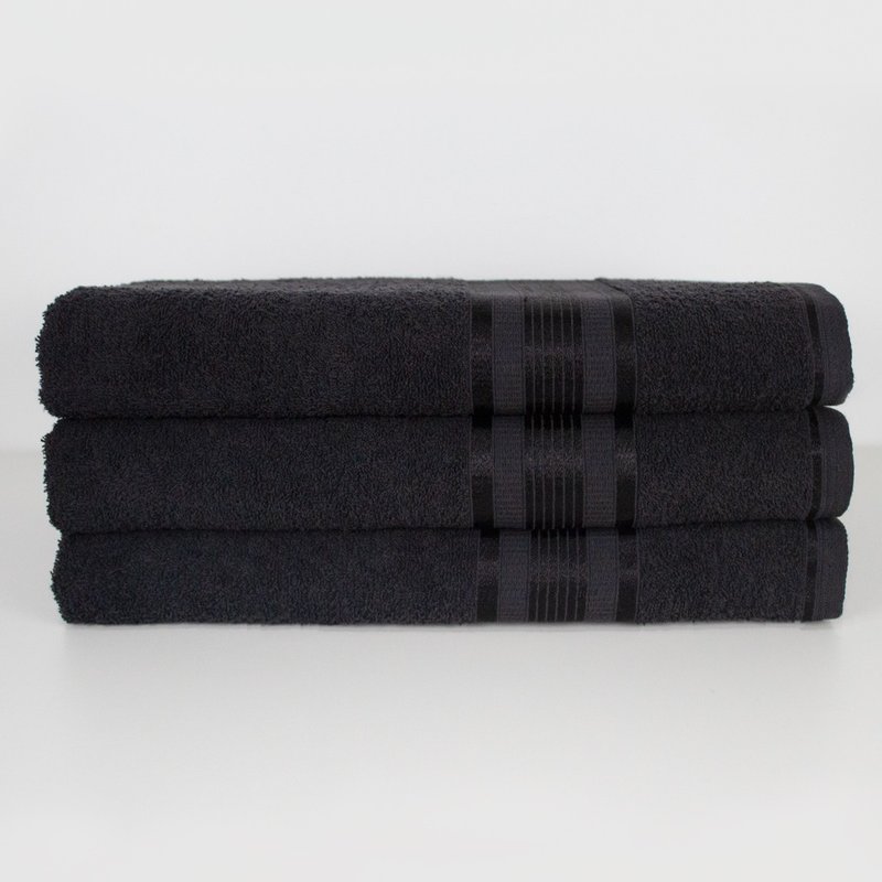 colecao egito kit toalhas banho gigante plus size preta toalha show